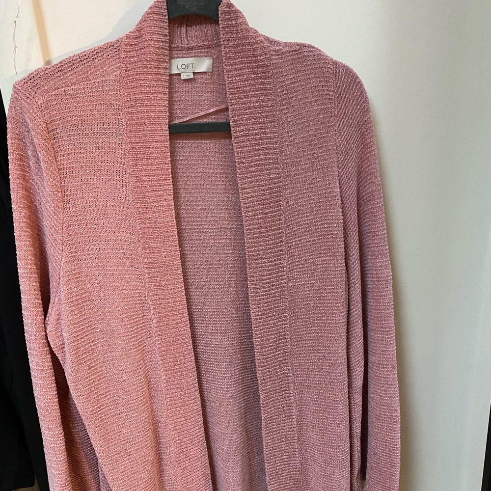 Loft cardigan pink